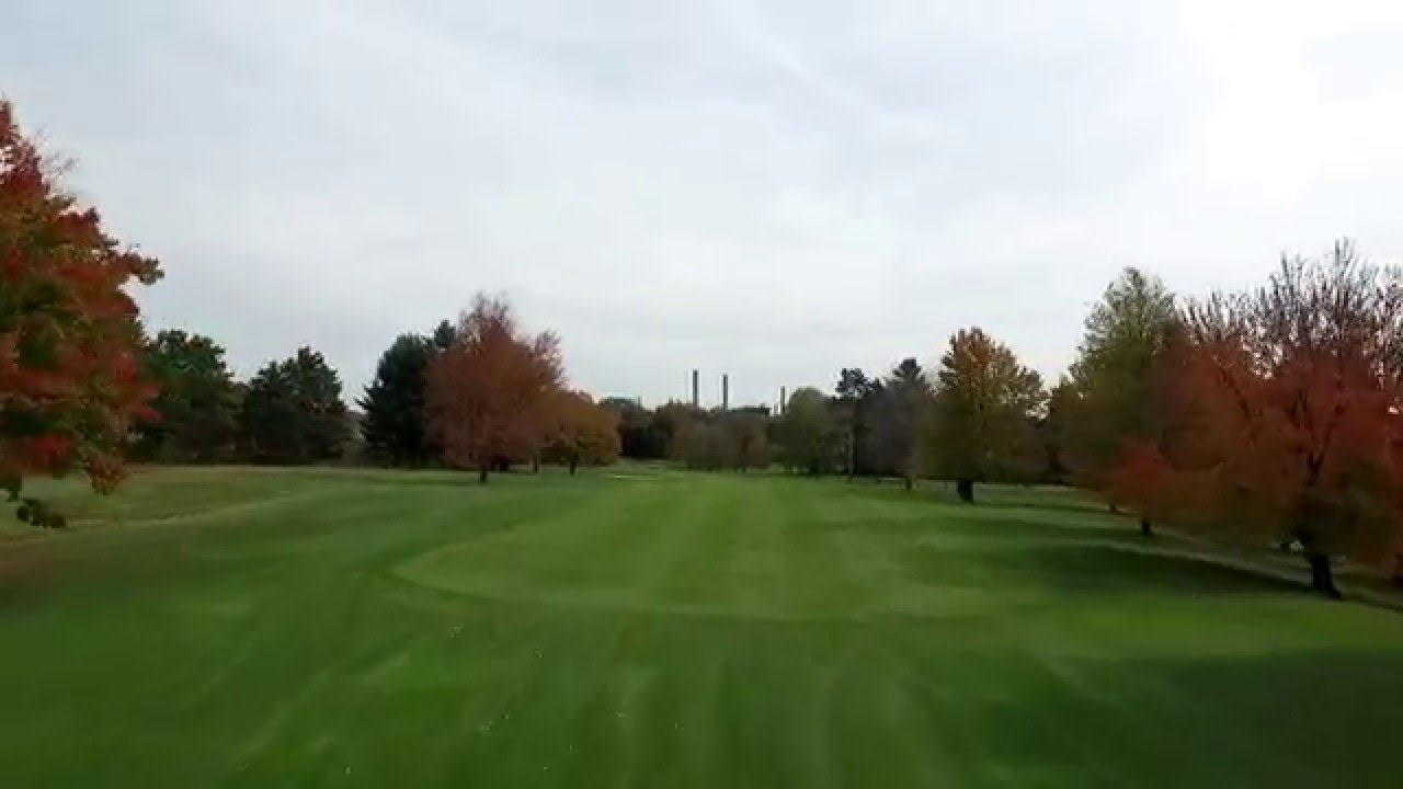 Waupaca Country Club Hole #1 In Fall