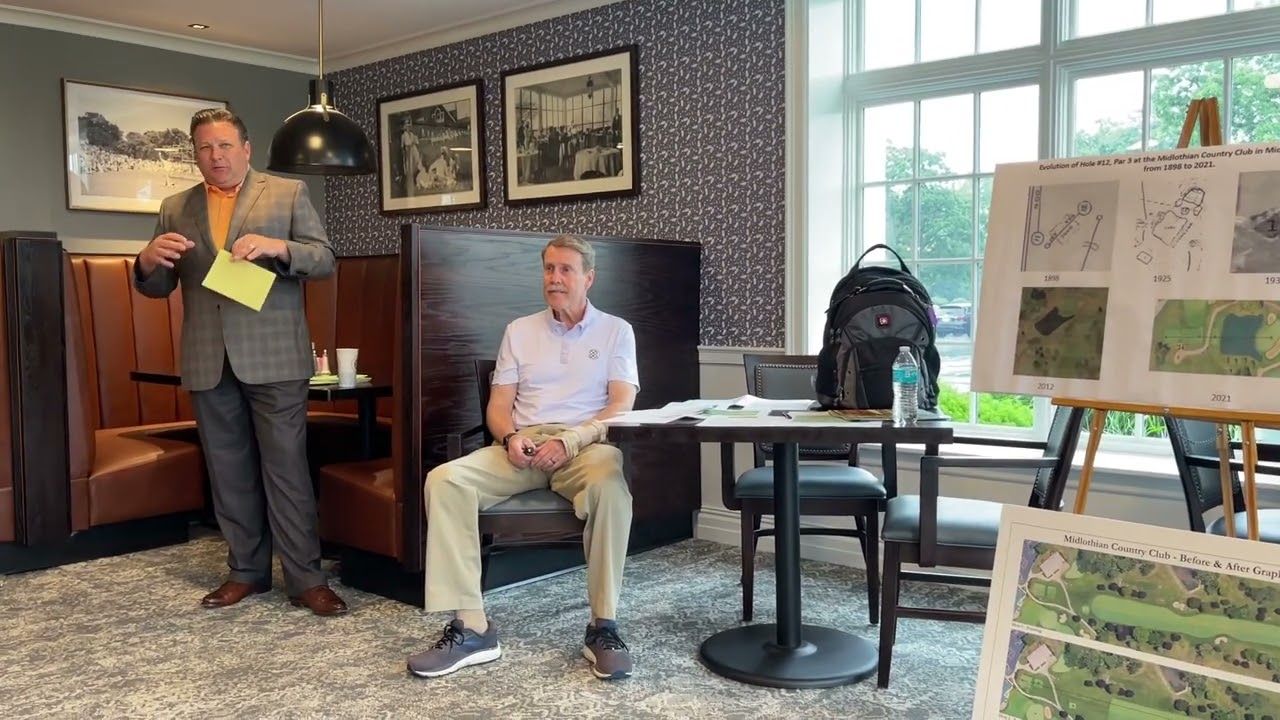 Ray Hearn discusses Midlothian Country Club renovation in 2022.